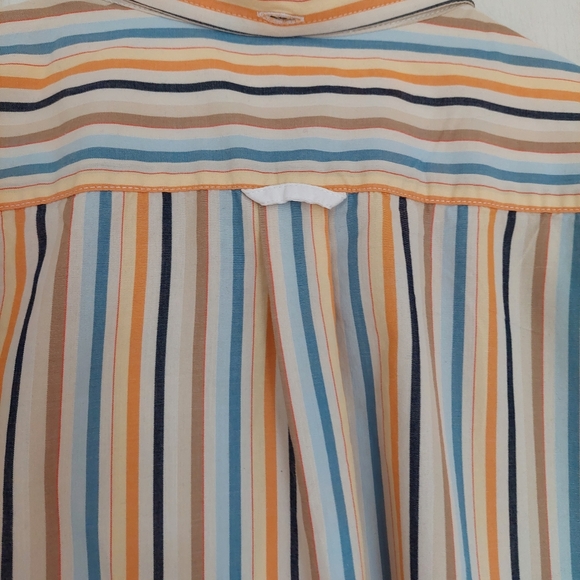 Vintage MONTERREY SHIRTS SHIRTMAKER made in Italy 100% Cotton striped Retro - Picture 3 of 14